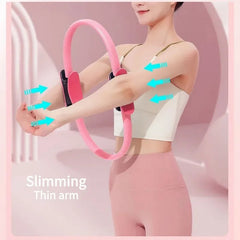 Aro de Pilates Fitness para Tonificar Piernas, Glúteos y Abdomen – Yoga, Resistencia, Casa
