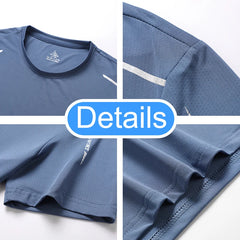 Camiseta Hombre Secado Rápido Verano Gym
